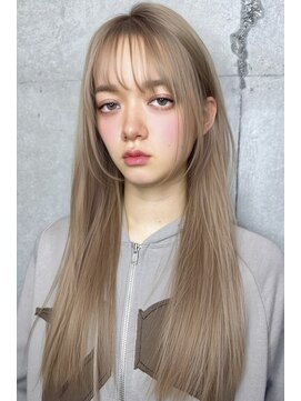 クーエフー(coo et fuu) レイヤーカットシースルーバング透明感カラー冬カラー