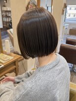 ミルティ(Myrtille)&nbsp;切りっぱなしボブ×ヘーゼルベージュ