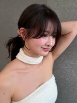 ロンドワン 三宮元町(Lond one)&nbsp;韓国レイヤーカット/前髪/顔周りカット/艶髪カラー