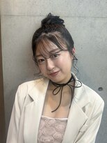 メール(Mer...) 艶バング×ゆるふわお団子