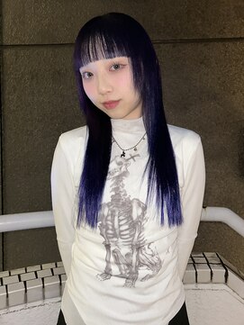 イエナ 渋谷(IENA) スモーキーカラーダークブラウンシャギーカットダブルカラー