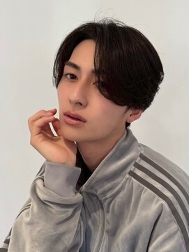 エフコード 難波(F-CODE) 毛流れセンターパート【ニュアンスパーマ】