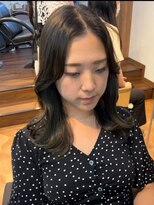 hyon myon/RISEbyREVO 綾瀬店【ヒョンミョン】&nbsp;ハッシュカット/デザインカラー/グレージュ[綾瀬駅/韓国ヘア]