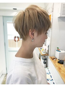 レンク(LENC) Coast.ベリーショート×ブロンドイエロー