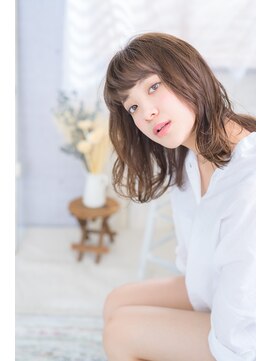 ヴァンクシー バイ ルナ(VANKCY by Luna) グレー ベージュ 登戸 向ヶ丘遊園 簡単 柔らかい ゆるふわパーマ