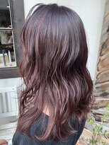 ヘアー アイス カンナ(HAIR ICI Canna)&nbsp;ピンクパープル×ハイライト×デザインカラー