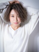 モッズヘア 上尾西口店(mod's hair) *mod's上尾*ブランジュカラー&センターパートの小顔大人ボブx