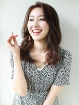 アフロート ディル(AFLOAT D'L)&nbsp;《AFLOAT DL 井上紗矢香》前髪長め大人綺麗なレイヤースタイル