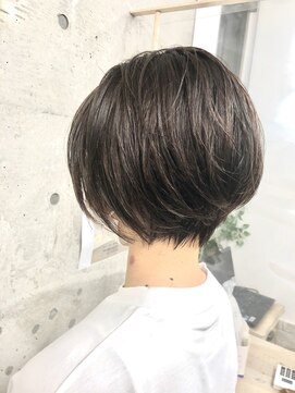 メルシー トータル ブランディング サロン(merci TOTAL BRANDING SALON) 前髪あり、大人かわいいマッシュショートボブ/merci横浜