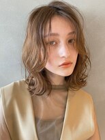 【PARK】ペールベージュ×ニュアンスボブディ