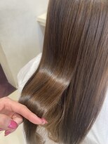 ハピネス 河原町店(Happiness)&nbsp;髪質改善 レイヤーカット ベージュ グレージュ 20代 30代 40代