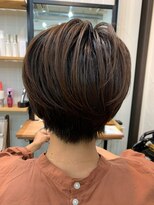 ポー 三軒茶屋(poh)&nbsp;テラコッタ/ミニウルフ/デジタルパーマ/くすみブルー*三軒茶屋駅