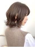 大人可愛いゆるふわ外ハネミディー