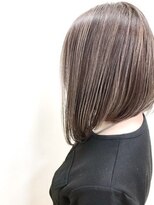 エヌプラス(N+)&nbsp;黒髪グラデヘアーオリーブグレー小顔に見せるヘアココアベージュ
