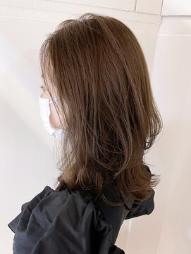 アイティーバイアルバム 下北沢店(IT by ALBUM) フェミニンレイヤー_ショコラベージュボブルフ_ba350111