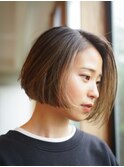 ボブ/レイヤー/透明感カラー/beautrium鎌倉小町 比嘉
