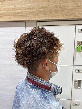 ソワン ドゥ ブレス 立花店(soin de brace) 波巻きツイストスパイラルパーマ/サーフカール