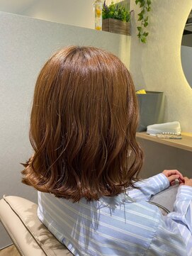 サロン LH(salon LH) ウェーブボブ/ライトブラウン