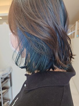 ガレリアエレガンテ 尾張旭店(GALLARIA Elegante) アンプレラカラー×ブルー