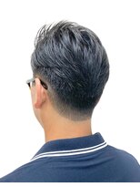 黄ぐまくん美容室 メンズ ツーブロック