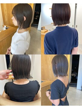 トリート 西船橋店(TREAT) 切りっぱなしボブ外ハネボブぱつっとボブ