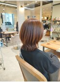 レイヤーミディ×ハイライトベージュ