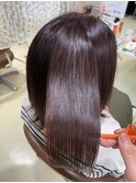 髪質改善カラー　艶カラー