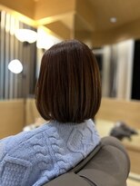 エス 広尾(S) 40代ボブスタイル/白髪染め/リタッチ/ボリュームアップカラー