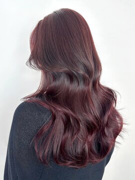 アイティー バイ アルバム 中野店(IT by ALBUM) ディープレッド_ハッシュカットフルバングレッド_ba478021