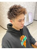 【men's】ツイストパーマ×束感ショート by 副店長 伊藤