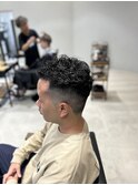 フェードくるくるパーマ