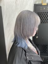 ヴァイス 渋谷店(VAICE)&nbsp;ハイトーンカラー/ウルフレイヤー/ホワイトシルバー