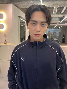 ベイルーム(BAYROOM by HONEY omotesando) 韓国マッシュブルーブラックスパイキーショートスペインカール2