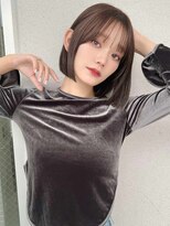 【MINX】似合わせ小顔レイヤーボブウルフ_銀座/髪質改善