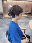 大人カジュアルハンサムショート×アッシュカラー　五十嵐