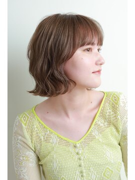 ポイントファイブバイソレイユ 小松店.5 by SOLEIL) ショートベルボブ透明感ベージュ