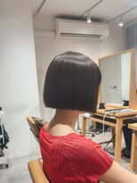 クラップス 上大岡(CLAPS)&nbsp;ストンボブフィットボブ切りっぱなしアッシュベージュ20代30代