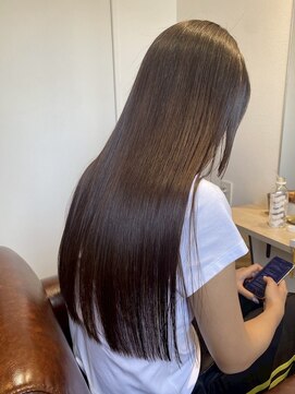 アンス 大阪梅田(ANs.) ★髪質改善ストレートヘア顔まわりカット20代30代40代