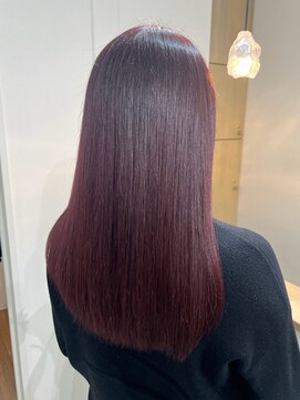 ビビバイベル(BiVi by BHEL) 桑名ロングレイヤーカットハッシュカット透明感カラー重めロング