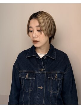 メゾンマイル 恵比寿(maison mile) #ブリーチなしダブルカラー#ワインレッド#ボルドーカラー#前髪