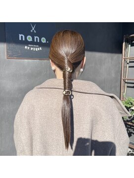 ナナ バイ ピケ(nana by pique) タイトポニー