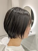 大人女性ナチュラルショートグラボブ