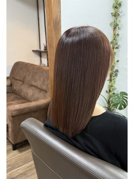 カラー×髪質改善アプトグロストリートメント