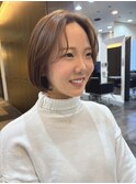 韓国風ボブ