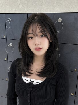 ザザ シンジュク(ZA/ZA shinjuku) ふわっと感が可愛いミディアムレイヤー