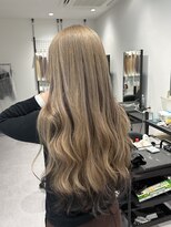アネラ 大宮(Anela)&nbsp;ミルクティー×ブラウン裾カラーデザイン♪