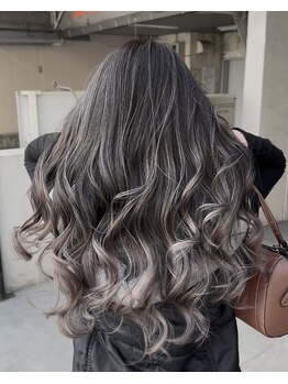 フェイト バイ エスヨンヘアー(fate by S4 hair)の写真/バレイヤージュ/ハイライトで理想の色へ☆デザインカラーで立体感UP♪髪質改善も◎