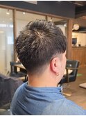 men's/メンズ/フェード/センターパート/ニュアンスパーマ