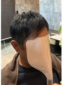 自然なメンズウィッグスタイル