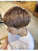 脱白髪染め×ベリーショート